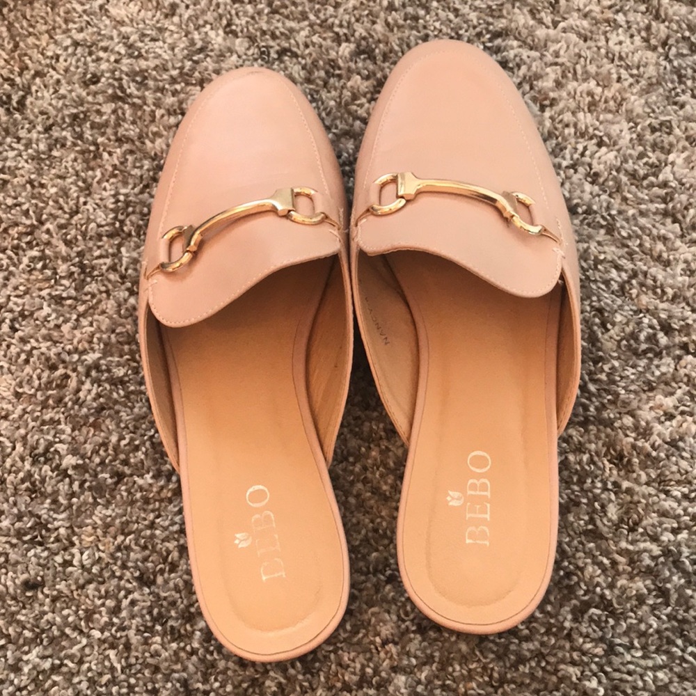 Blush Leather Loafers